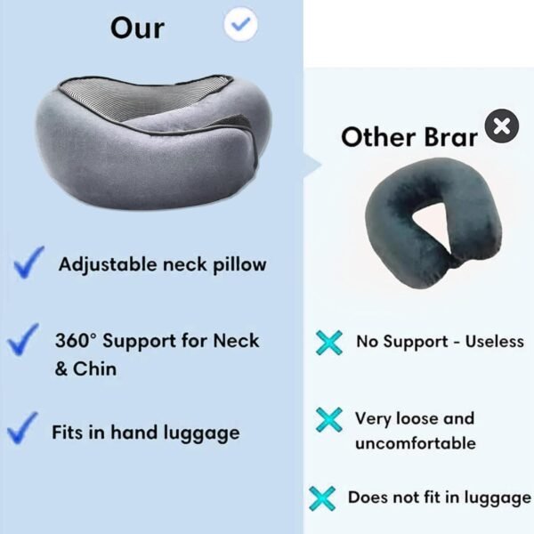 Travel Pillows for Airplanes, Travel Neck Pillow Travel Pillow - Image 3