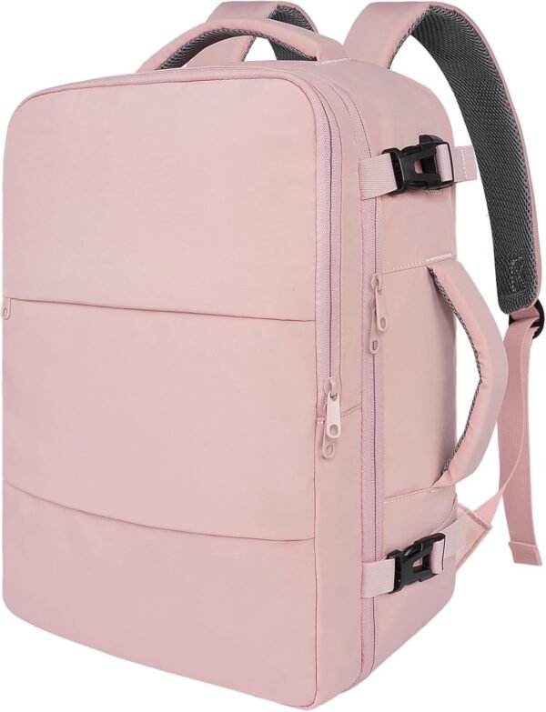 Travel Backpack for Women, Carry On Backpack with USB Charging Port & Shoe Pouch
