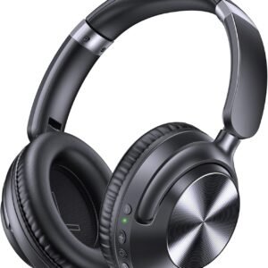 Active Noise Cancelling Headphones 100H Playtime Over Ear Bluetooth Headphones with Deep Bass