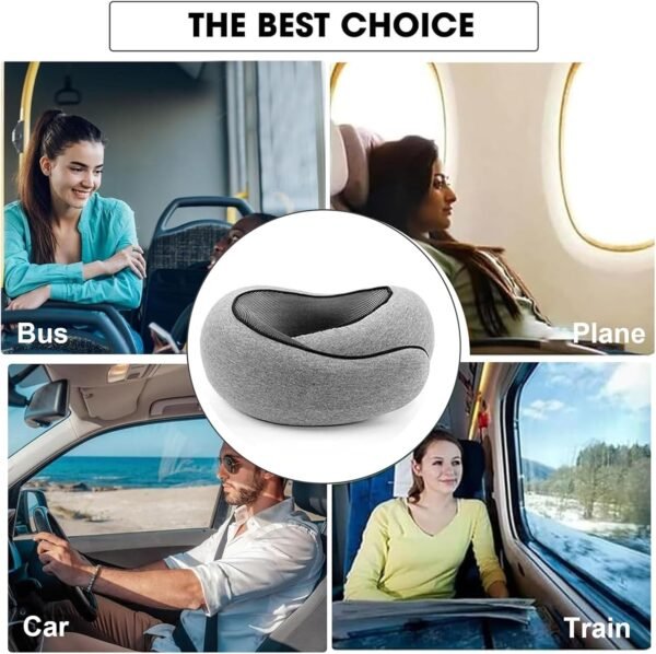 Travel Pillows for Airplanes, Travel Neck Pillow Travel Pillow - Image 4